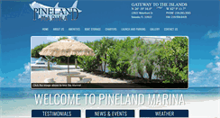 Desktop Screenshot of pinelandmarina.com
